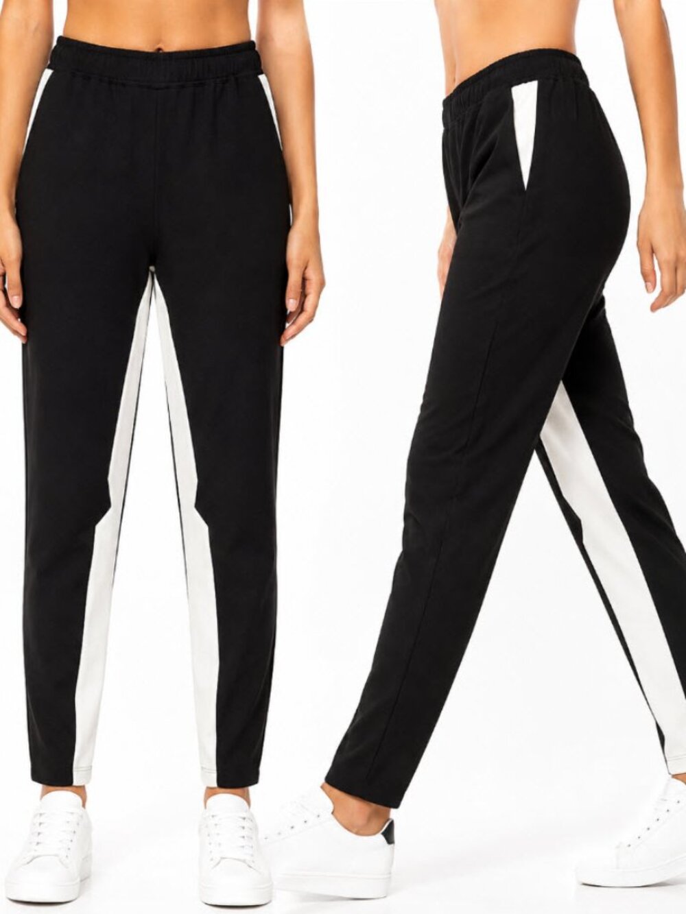 Club Monaco black and white pants size 4